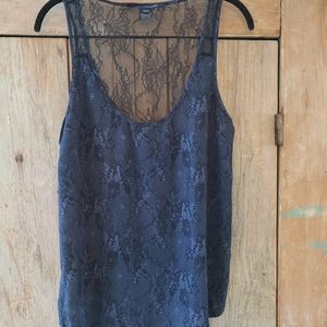 French Connection lace back tank top